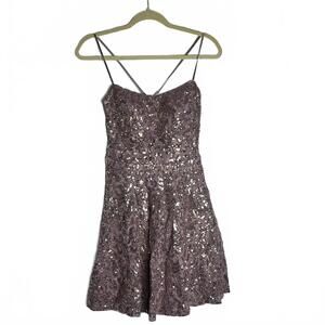 Emerald Sundae Mauve Juniors Dress Size L